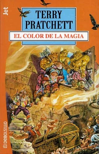 Cover of The Colour of Magic (1997) – Plaza & Janés