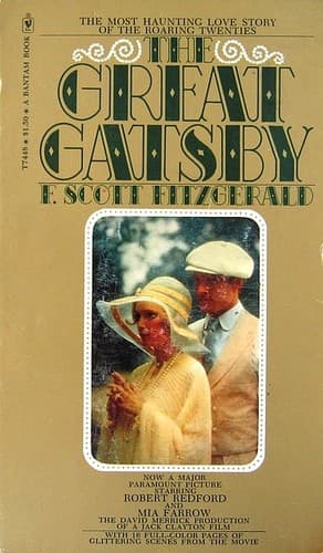 Cover of The Great Gatsby (1978) – Bantam Books