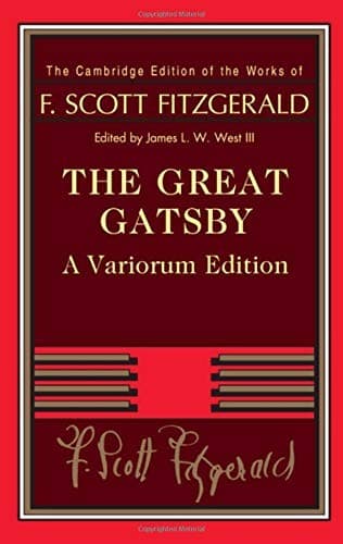 Cover of The Great Gatsby (2019) – Cambridge University Press
