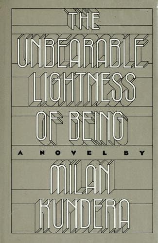Cover of The Unbearable Lightness of Being (1984) – Harper & Row