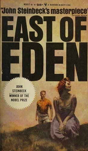 Cover of East of Eden (1955) – Bantam Books