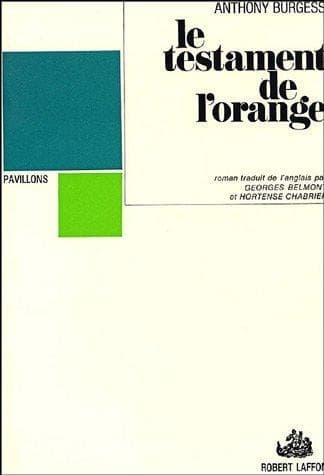 Cover of A Clockwork Orange (1975) – Robert Laffont