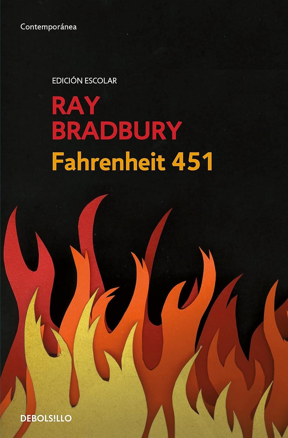 Cover of Fahrenheit 451 (2021) – Debolsillo