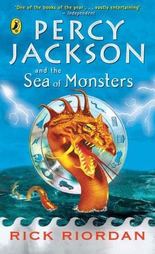 Cover of The Sea of Monsters (2006) – Puffin Books
