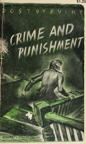 Cover of Crime and Punishment (1950) – New York: The Modern Library