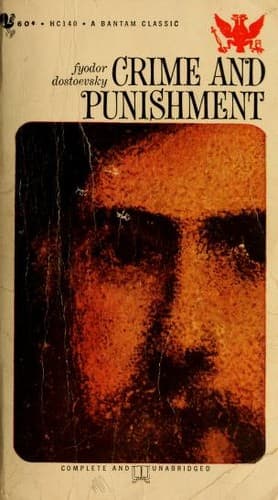 Cover of Crime and Punishment (1962) – Bantam Books