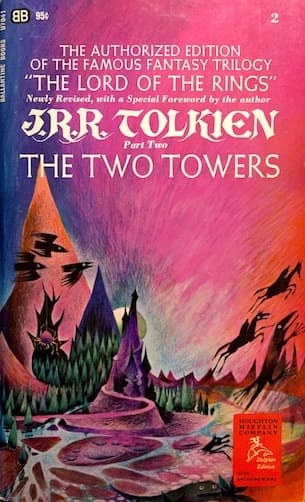 Cover of The Two Towers (1965) – Ballantine Books