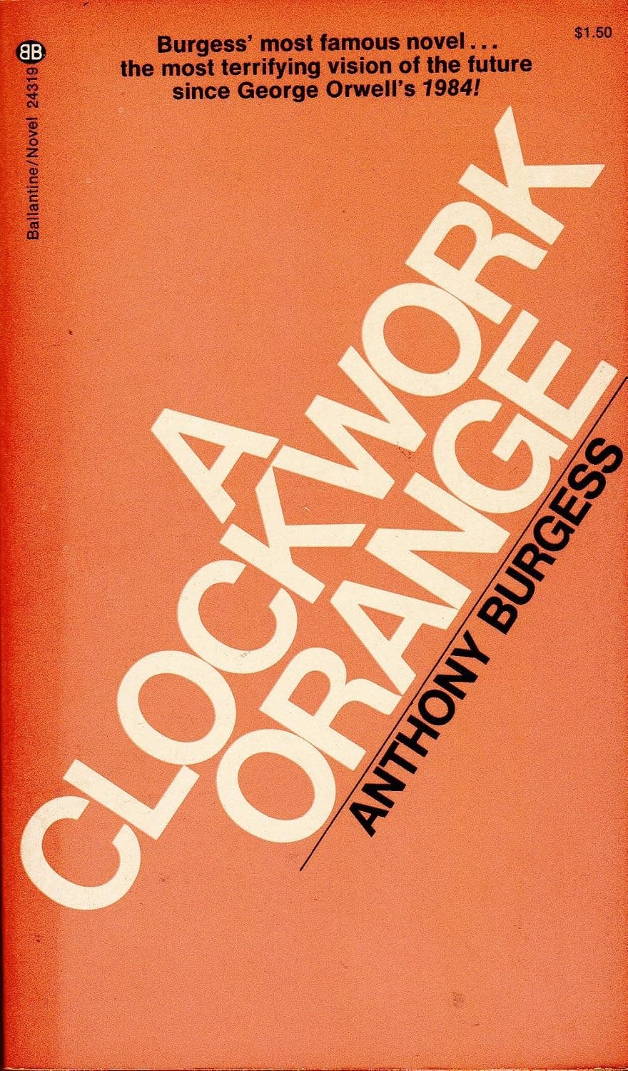 Cover of A Clockwork Orange (1971) – Ballantine Books