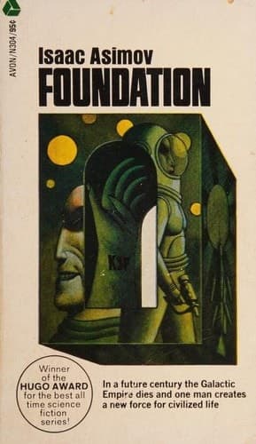Cover of Foundation (1972) – Avon Books