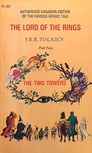 Cover of The Two Towers (1971) – Methuen Publications