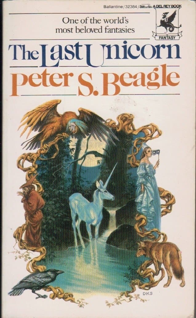 Cover of The Last Unicorn (1985) – Del Rey
