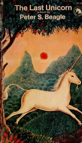 Cover of The Last Unicorn (1969) – Ballantine Books